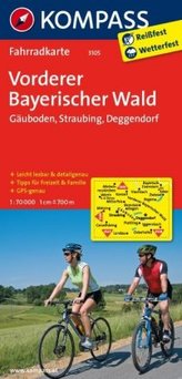 Vorderer Bayerischer Wald,Gäubod 3105 / 1:70T KOM