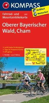Oberer Bayerischer Wald,Cham 3101 1:70 NKOM