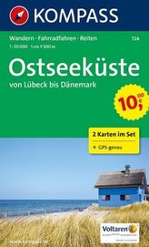 Ostseeküste von Lübeck 724 / 1:50T NKOM