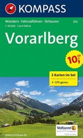 Vorarlberg 292 ,2 mapy / 1:50T NKOM