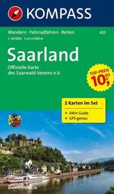 Saarland 825 ,2 mapy / 1:50T NKOM