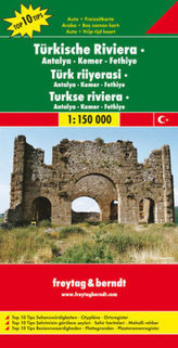 Turecká riviéra Antalya Kemer 1:150T mapa FB