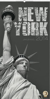 Kalendář 2014 - New York Jakub Kasl - nástěnný s prodlouženými zády