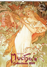 Alfons Mucha 2014 - nástěnný kalendář