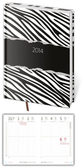 Diář 2014 Vario Zebra