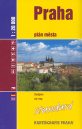 Praha plán města 1:20 000