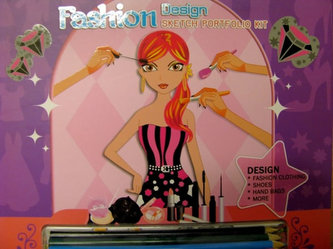 Fashion Girl kreativní skicák - Módní návrhářka (s pastelkami) Fashion Girl kreativní skicák - Módní návrhářka (s pastelkami)