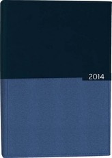Diář A5 Gemini týdenní modrý 2014