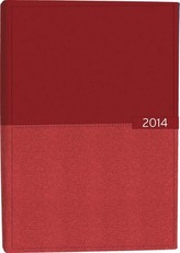 Diář A5 Gemini denní cihlový 2014