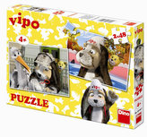 Vipo v Evropě - puzzle 2 motivy v balení 2x48 dílků - 1 kus