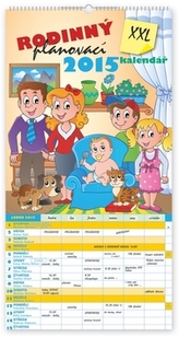 Rodinný plánovací XXL - nástěnný kalendář 2015