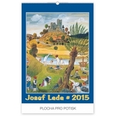 Kalendář 2015 - Josef Lada U rybníka - nástěnný s prodlouženými zády