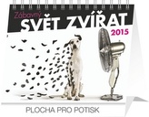 Kalendář 2015 - Zábavný svět zvířat - stolní týdenní