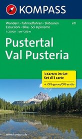 Pustertal  671 (sada 3 map )  NKOM  1:25