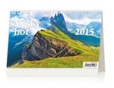 Výšky hor - stolní kalendář 2015