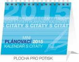 Plánovací mini s citáty - stolní kalendář 2015