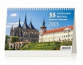 Kalendář stolní 2015 - 55 turistický nej + tipy na výlety s dětmi