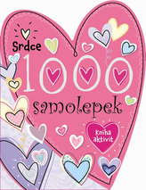 1000 samolepek - Srdce