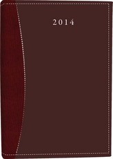 Diář B6 Orion týdenní vínový 2014