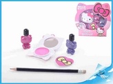 Kosmetická sada Hello Kitty lak na nehty 2ks+zrcátko+pilník v krabičce