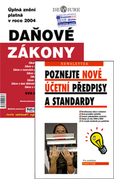 Balíček 2ks Poznej nové účetní předpisy + Daňové zákony 2004