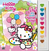 Hello Kitty - omalovánka s vodovkami