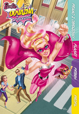 Barbie Odvážna princezná Knižka s plagátom