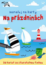 Domaľuj na karty Na prázdninách