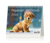 Pejskové/Psíčkovia 2016 - stolní kalendář