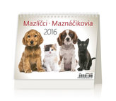 Mazlíčci/Maznáčikovia 2016 - stolní kalendář