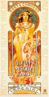 Alfons Mucha 2016 - nástěnný kalendář