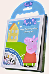 Prasátko Peppa - 60 omalovánek s voskovkami + DVD