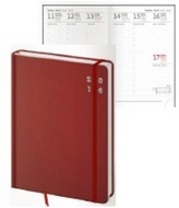 Diář 2016 - Cool kapesní týdennís gumičkou - červená