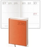 Diář 2016 - Print A5 týdenní - oranžová