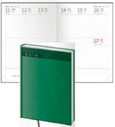 Diář 2016 - Print A5 týdenní - zelená