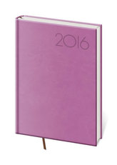 Diář 2016 - Print kapesní týdenní - fialová