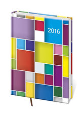 Diář 2016 - Vario kapesní týdenní - Cube