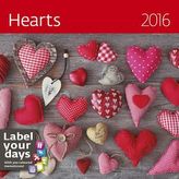 Kalendář nástěnný 2016 - Hearts