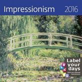 Kalendář nástěnný 2016 - Impressionism 300x300