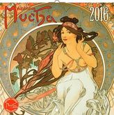 Kalendář 2016 - Alfons Mucha poznámkový 30 x 30 cm