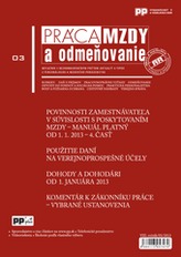 Práca, mzdy a odmeňovanie 3/2013