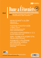 Dane a účtovníctvo 4/2014