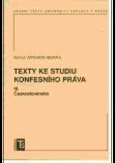 Texty ke studiu konfesního práva III. Československo