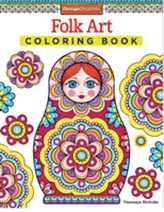  Folk Art Coloring Book