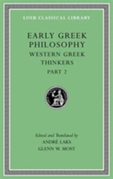  Early Greek Philosophy, Volume V