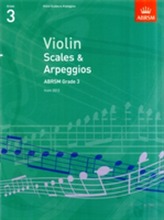  Violin Scales & Arpeggios, ABRSM Grade 3