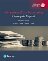  Horngren's Cost Accounting: A Managerial Emphasis, Global Edition