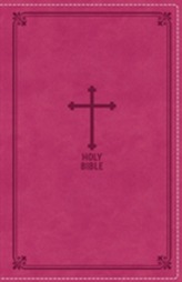  NKJV, Deluxe Gift Bible, Leathersoft, Pink, Red Letter Edition, Comfort Print