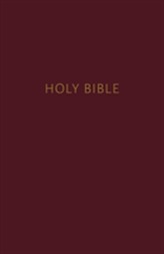  NKJV, Pew Bible, Hardcover, Burgundy, Red Letter Edition