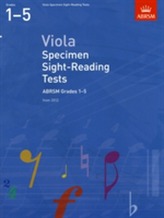  Viola Specimen Sight-Reading Tests, ABRSM Grades 1-5